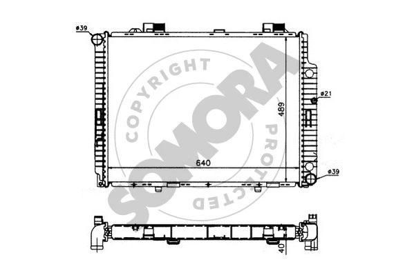 Radiator, engine cooling (170647)