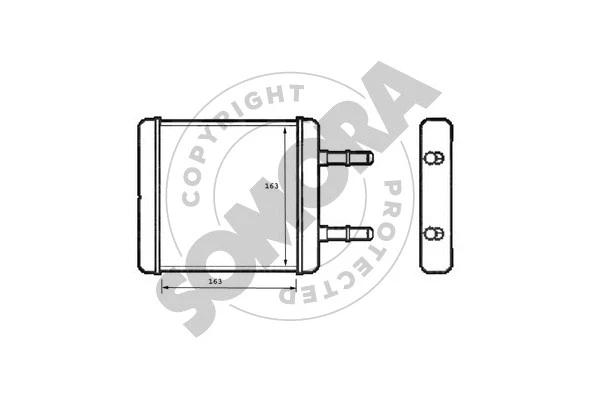 Heat Exchanger, interior heating (131250)