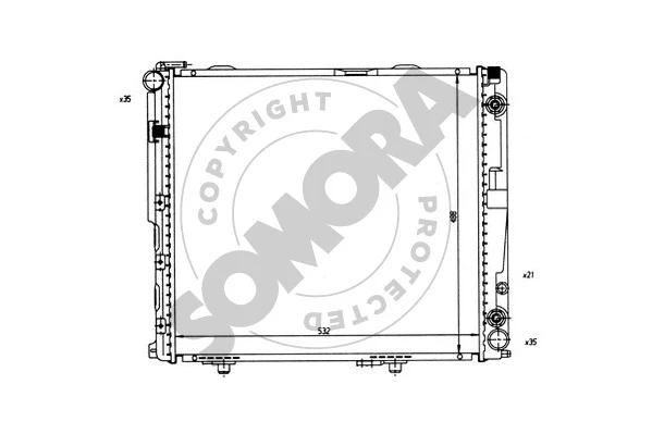 Radiator, engine cooling (170543)