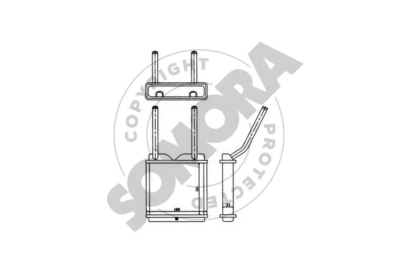 Heat Exchanger, interior heating (210250)