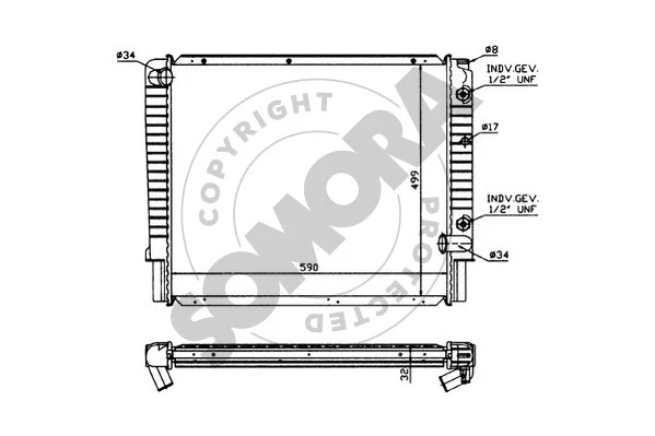 Radiator, engine cooling (362143)