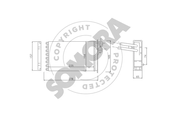 Heat Exchanger, interior heating (021350)