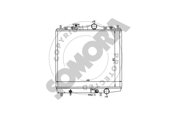 Radiator, engine cooling (182040)