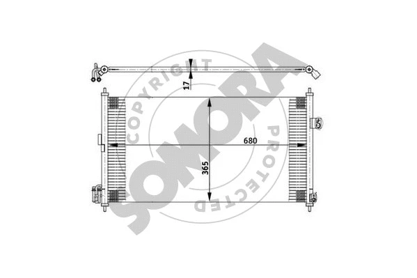 Condenser, air conditioning (195560A)
