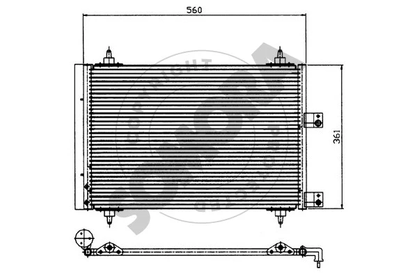 Condenser, air conditioning (220760)