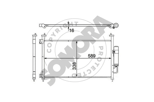 Condenser, air conditioning (123360)