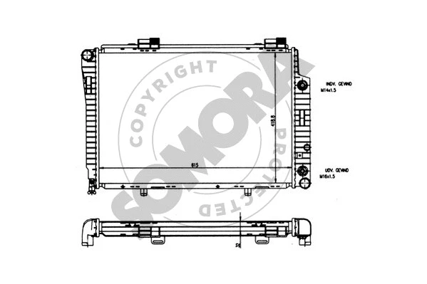Radiator, engine cooling (171242)