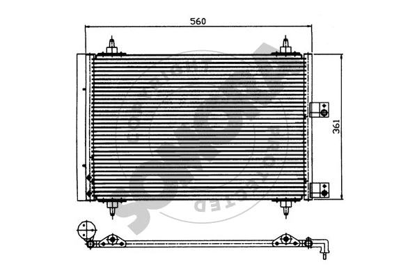 Condenser, air conditioning (220760A)