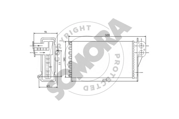 Heat Exchanger, interior heating (221350)