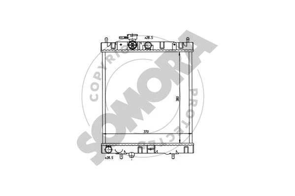 Radiator, engine cooling (190840)