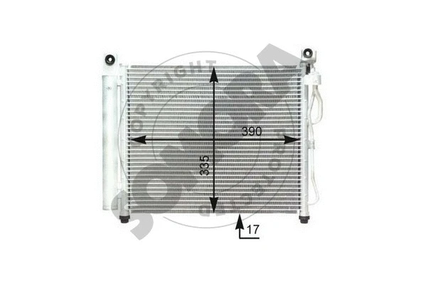 Condenser, air conditioning (110060)