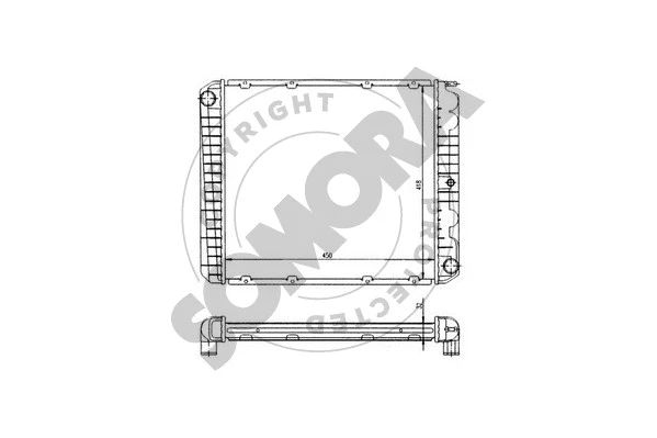 Radiator, engine cooling (362040)