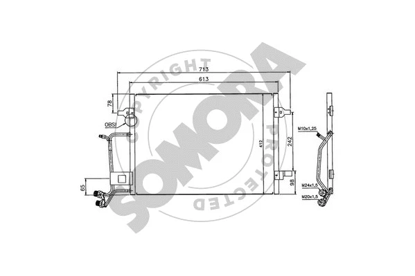 Condenser, air conditioning (020960)
