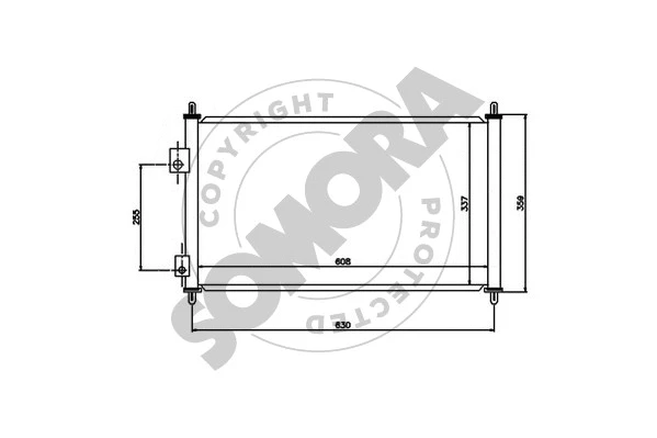 Condenser, air conditioning (123260)