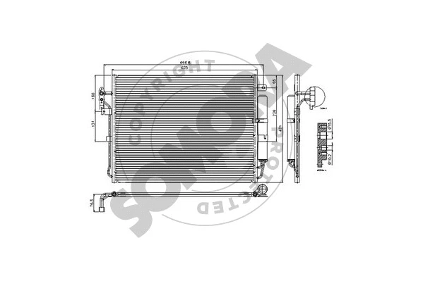 Condenser, air conditioning (151360)
