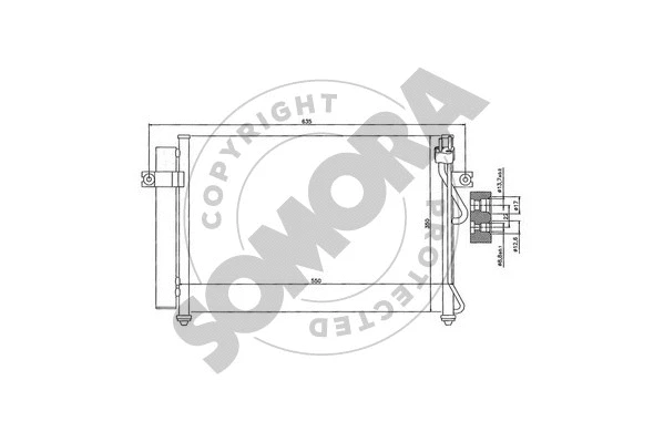 Condenser, air conditioning (130560C)