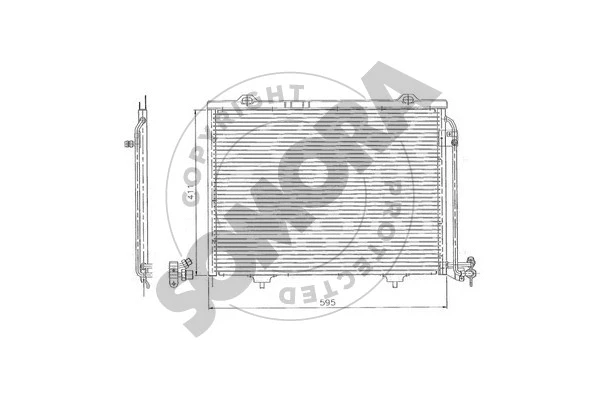 Condenser, air conditioning (171260A)