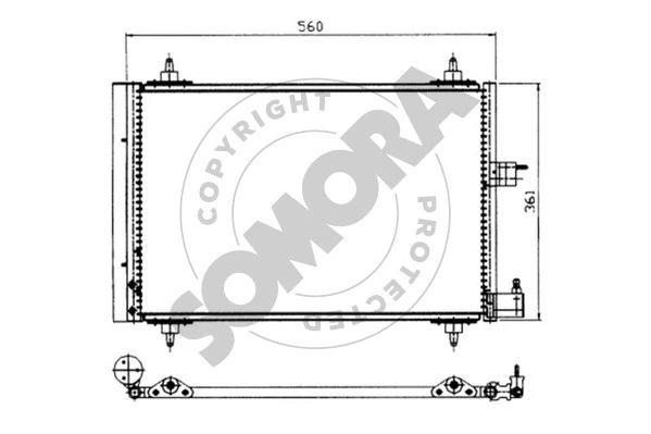 Condenser, air conditioning (053060)
