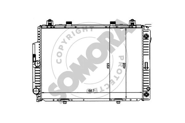 Radiator, engine cooling (174140)
