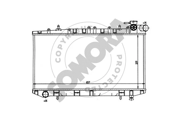 Radiator, engine cooling (193241)
