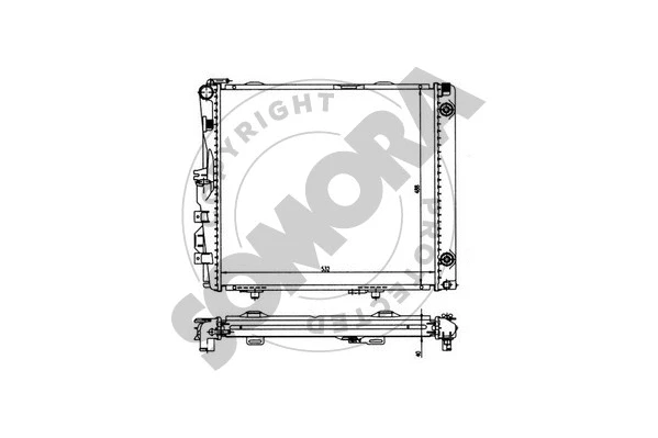 Radiator, engine cooling (170445)