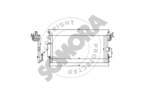Condenser, air conditioning (117060A)
