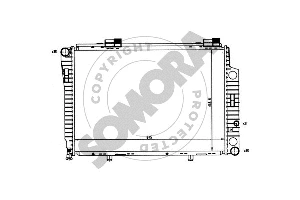 Radiator, engine cooling (171241)