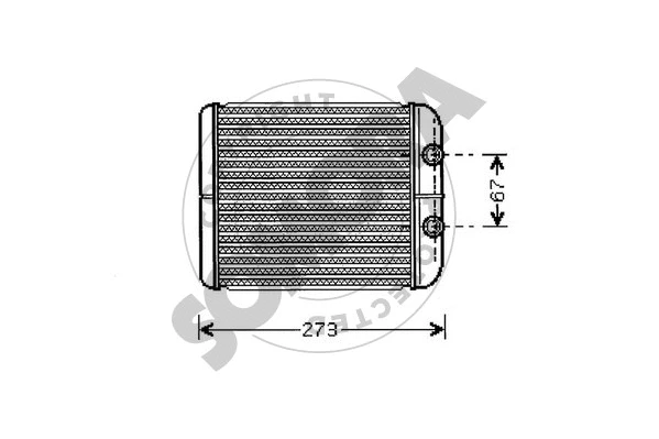 Heat Exchanger, interior heating (242250A)
