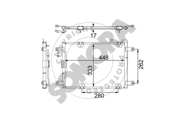 Condenser, air conditioning (305060)