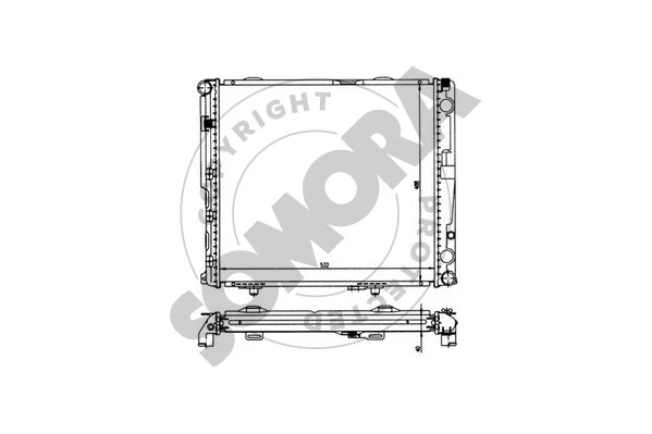Radiator, engine cooling (170448)