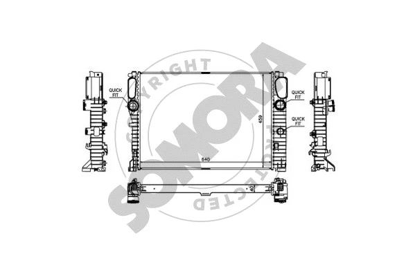 Radiator, engine cooling (170844)