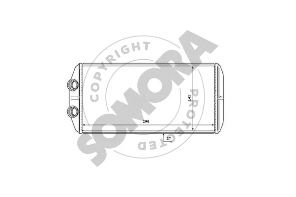 Heat Exchanger, interior heating (054350)