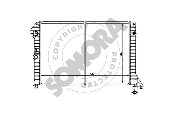 Radiator, engine cooling (361041)