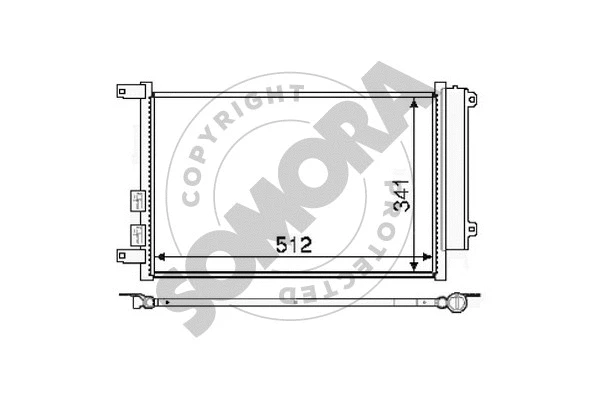 Condenser, air conditioning (010160B)