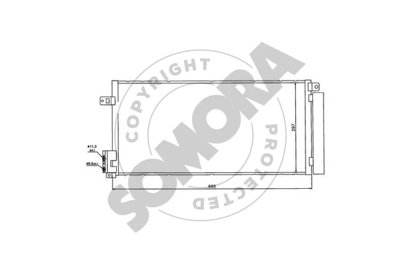 Condenser, air conditioning (212660A)