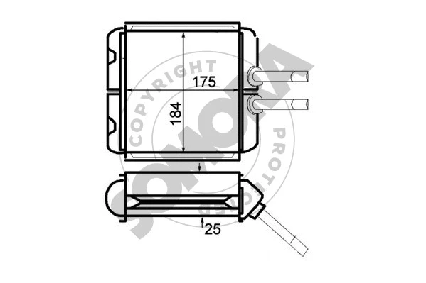 Heat Exchanger, interior heating (062050)