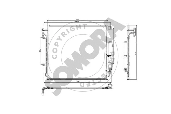 Condenser, air conditioning (152360)