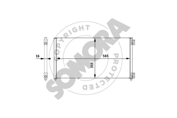 Condenser, air conditioning (088060B)
