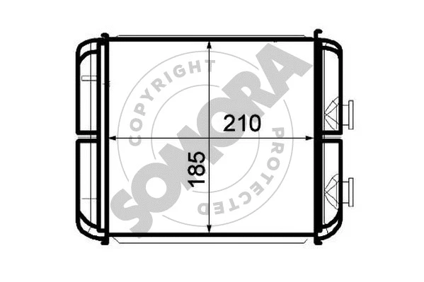 Heat Exchanger, interior heating (211750)