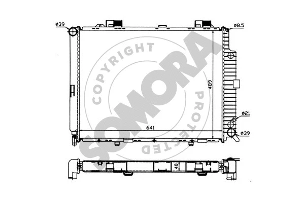 Radiator, engine cooling (170646)
