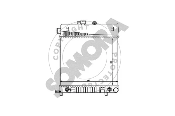 Radiator, engine cooling (171240)