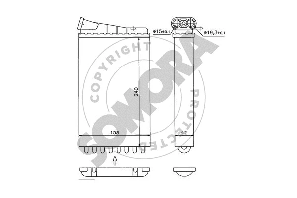 Heat Exchanger, interior heating (213250)