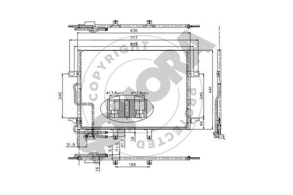 Condenser, air conditioning (170860)