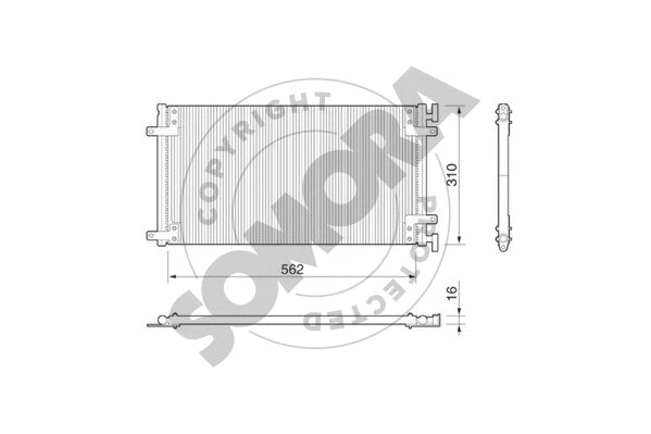 Condenser, air conditioning (088060)