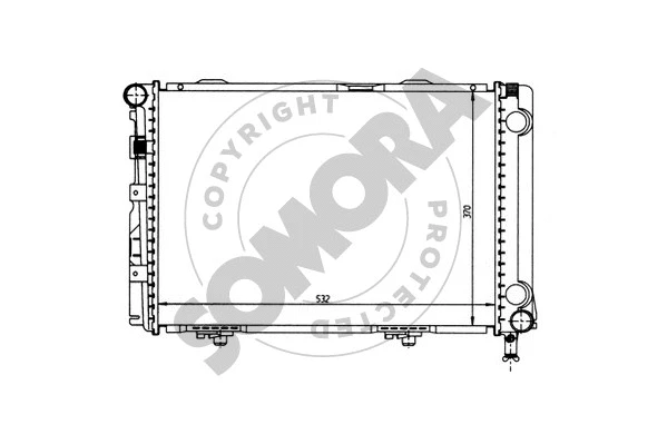 Radiator, engine cooling (170446)