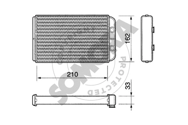 Heat Exchanger, interior heating (082350)