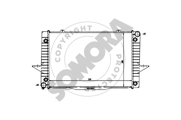 Radiator, engine cooling (363043)