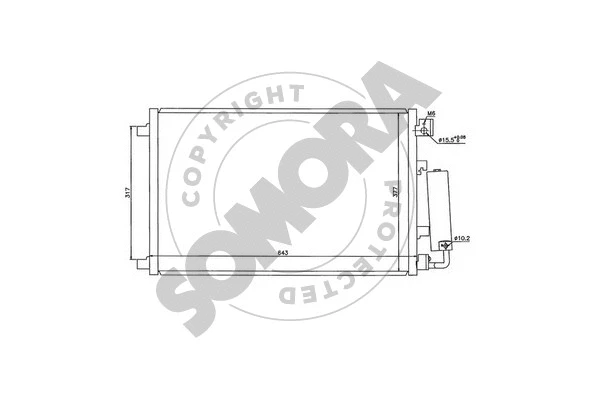 Condenser, air conditioning (198060A)