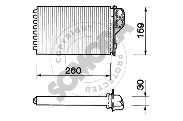Heat Exchanger, interior heating (242050)