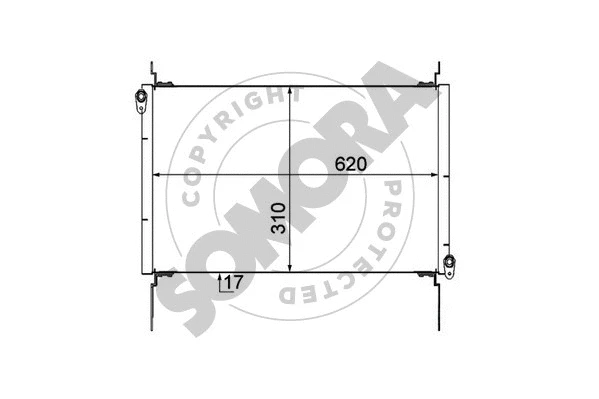 Condenser, air conditioning (087060D)